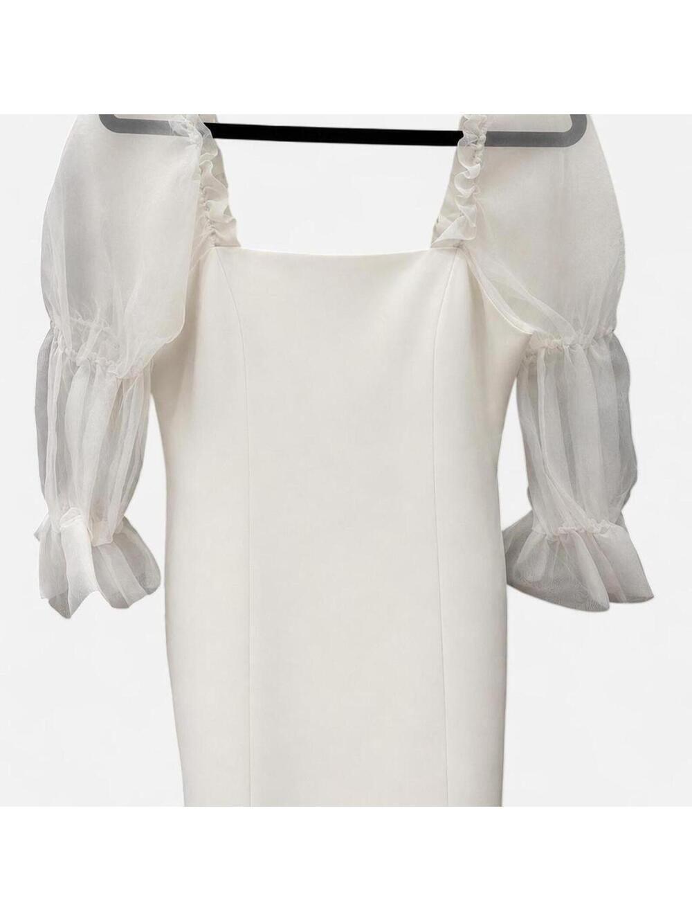 Amanda Uprichard - Tia Dress in Ivory - Picture 2 of 6